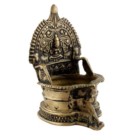 Hand made Temple Brass Oil Lamp 